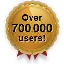 over 700,0000 users