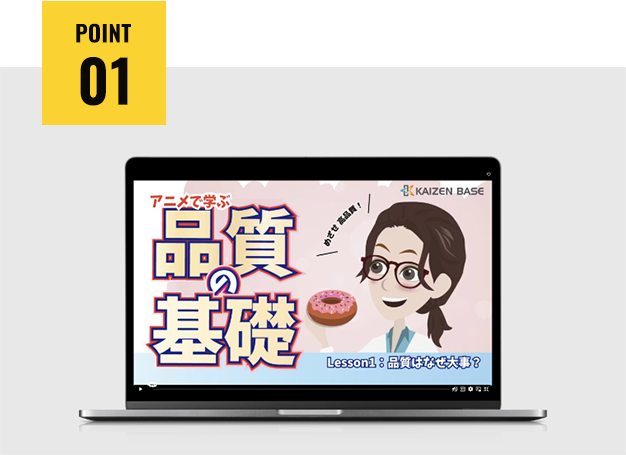 学習意欲を高めるアニメーション教材