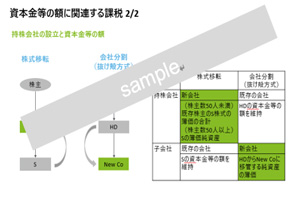 企業組織再編 – 持株会社における財務・税務上の論点