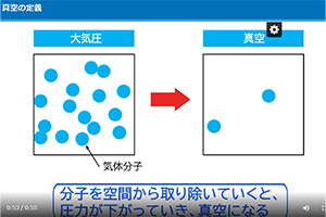 【機械要素・圧力制御コース】真空講座